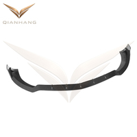Spoiler avant en fibre de carbone style W217 S63 pour coupé Classe S 2015-2017, kit carrosserie séparateur de pare-chocs avant