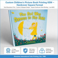 Impression personnalisée de livres d'images pour enfants à couverture rigide, couleur intégrale, pages de fin de chapitre personnalisées, reliure cousue, OEM, faible MOQ