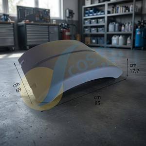Nueva Oferta Excelente: Guardabarros Superior Derecho/Izquierdo Sin Tensores (Gris) Material PP para Camiones TGA TGS TGX, Piezas de Carrocería - Product Image 3