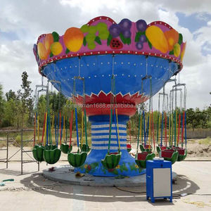 Giostra a Sedie Volanti per Bambini con 16 Posti, Mini Parco Divertimenti Portatile per Fiere e Luna Park - Product Image 3