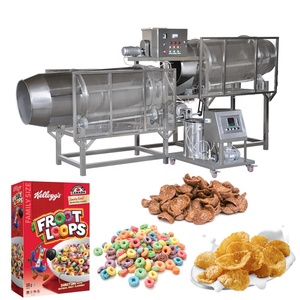 Ligne de production automatique de flocons de maïs, céréales de petit-déjeuner Corn <span class=keywords><strong>Coco</strong></span> <span class=keywords><strong>Pops</strong></span>, machines de fabrication de collations - Product Image 5