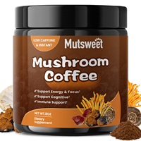 10-in-1 Pilz-Kaffeepulver Löwenmähne Chaga Reishi Cordyceps Funktionskaffee Nootropisches Adaptogen Instantkaffee OEM