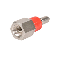 Instrument en acier inoxydable connecteur rapide tête mâle 1/4 "3/8" filetage femelle NPT air eau huile filetage interne