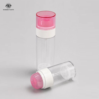Bouteille sous vide de luxe en gros d'usine, OEM ODM, couleur personnalisée, flacon pompe sans air AS pour emballage de soins de la peau et de soins personnels