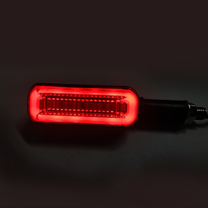 Autodragons - Luces Intermitentes Universales de 12 LED para Motocicleta, Luz de Señalización Ámbar, Luz de Freno LED Roja - Product Image 3
