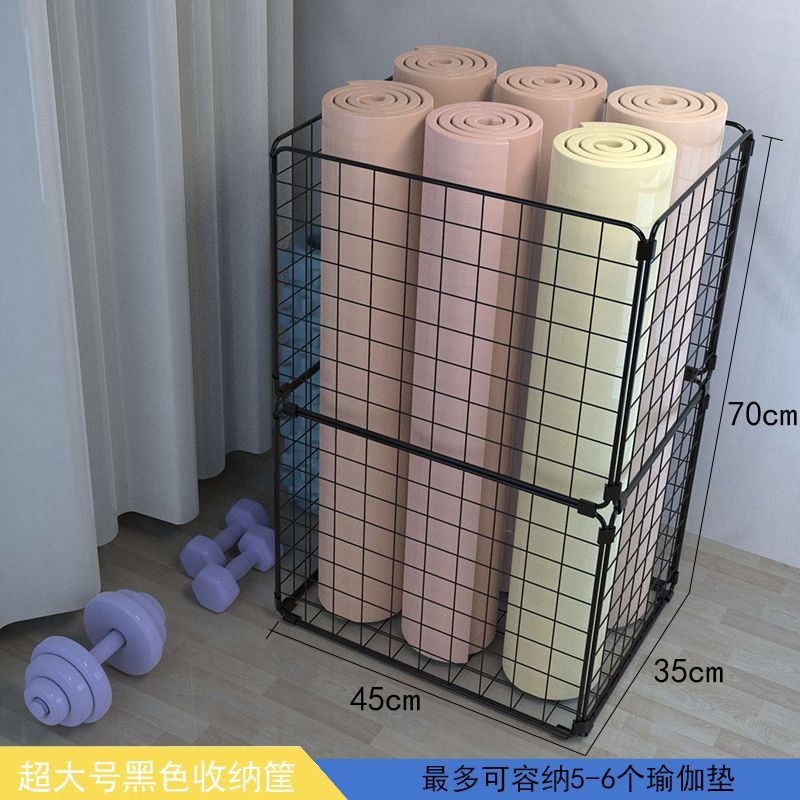 ตะกร้าเก็บของสีดำขนาดใหญ่พิเศษ