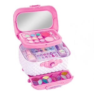 En stock, <span class=keywords><strong>jeu</strong></span> de princesse, cosmétiques, boîte de <span class=keywords><strong>maquillage</strong></span>, ensemble de vernis à ongles, ongles pressés, cadeau pour enfants, jouet, trousse de <span class=keywords><strong>maquillage</strong></span> pour filles - Product Image 2