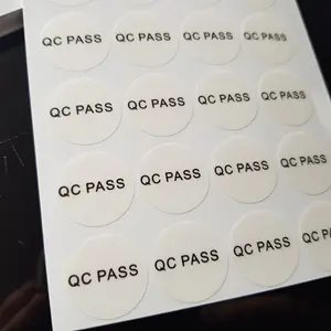 Transparente Eierschalen aufkleber Etiketten benutzer definierte permanente leere Vinyl klar a4 udv Eierschalen aufkleber