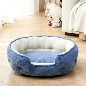 Popolare Cuccia per Gatti Piccola, Chiusa e Traspirante, con Stampa Animalier per il Riposo, Best Seller con Motivo a Tinta Unita - Product Image 3