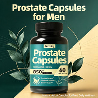 Capsules de soutien de la prostate OEM avec soins à base de plantes naturelles et suppléments de santé sous forme de capsules pour la vitalité masculine