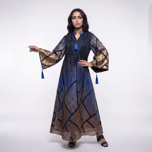 Abito Islamico <span class=keywords><strong>Alya</strong></span> per Donne Adulte, Traspirante, Nero, Stile Dubai e Golfo, in Poliestere, dalla Arabia Saudita - Product Image 2