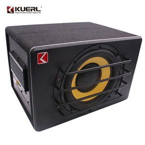 Subwoofer de voiture KUERL 10 pouces 4 ohms, double bobine, 12V haute puissance, boîtier MDF pour amélioration audio automobile - Product Image 4