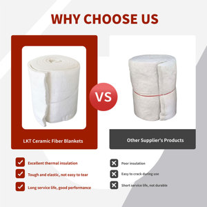 Gốm cách nhiệt chăn giá sợi gốm chăn 25 mm ứng dụng lò nóng bề mặt bảo trì - Product Image 4