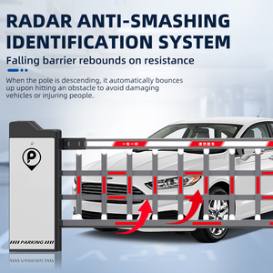 Cơ giới Swing rào cản turnstile cho xe Hệ thống đỗ xe trung tâm mua sắm bãi đậu xe gấp hàng rào cổng đậu xe - Product Image 4
