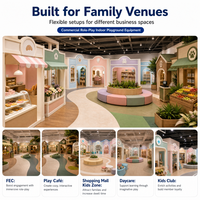 Zona Infantil Comercial Modular para Parques, Tiendas, Calles y Islas, con Asientos Blandos, Cumple con las Normas de Exportación, para Centros Comerciales