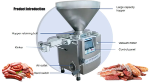 自动香肠灌装机 | 液压香肠灌装机 | 肉类加工设备 - Product Image 3