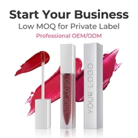Gloss à lèvres personnalisé avec logo de marque privée, 56 couleurs, teinte à lèvres longue tenue, vente en gros, rouge à lèvres liquide, produits de beauté, gloss