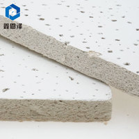 Dernières dalles de plafond acoustiques perforées en fibres minérales, modernes, carrées, ignifuges, 600x600