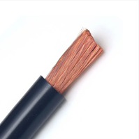 Câble de soudage flexible en cuivre avec isolation en caoutchouc 2/0 1/0 Awg 25mm 35mm2 50mm 70mm 95mm2