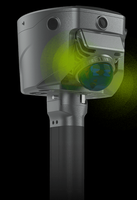 Récepteur GPS/GNSS Hi Target V6 RTK 4G/Bluetooth/WiFi, étanchéité IP64, température de fonctionnement -30~65°C, instrument de topographie, bande L