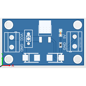 Module d'alimentation DC 7-15V à 5V, régulateur linéaire LM7805, sortie 1A avec interrupteur, bornier à vis MLS7805-01 pour Arduino - Product Image 2