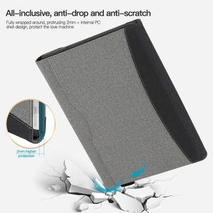 Convient pour <span class=keywords><strong>surfacepro</strong></span> pro 8/9 étui de protection clavier étui en cuir avec fente pour stylo étui de protection PC - Product Image 3