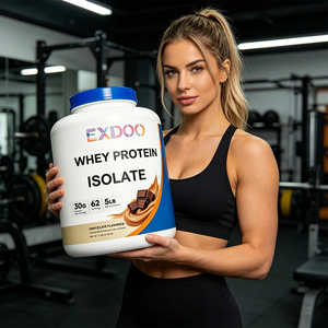 Proteine Isolate del Siero di Latte a Basso Contenuto di Zuccheri, 30g di Proteine per Porzione, 62 Porzioni, Confezione da 5 Libbre, Nutrizione Sportiva per Palestra - Product Image 1