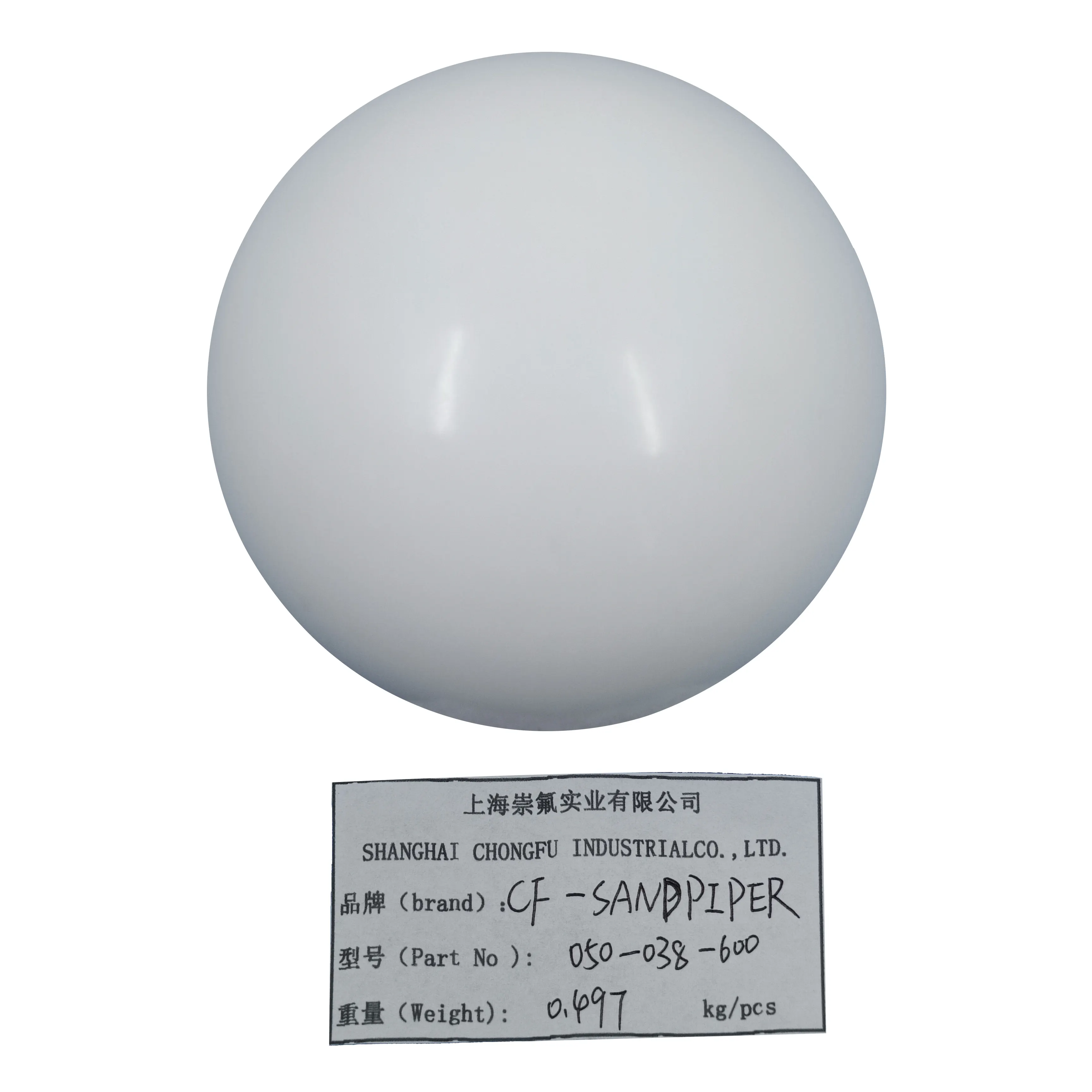 सैंडपाइपर के लिए PTFE CF 050-038-600 रबर वाल्व बॉल, विभिन्न आकार और सामग्री के लिए वायवीय डायाफ्राम पंप पार्ट्स की आपूर्ति