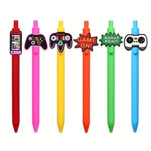 Nouveaux autocollants adhésifs souples pour console de jeu transfrontalière, stylos à bille colorés de dessin animé pour étudiants et fournitures de bureau DIY - Product Image 5