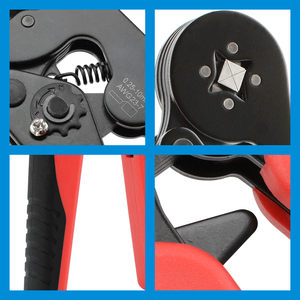 Саморегулируемый набор инструментов для обжима проводов с 1200 шт. зажимными клеммами, Обжимной комплект, плоскогубцы для зачистки проводов, многофункциональный инструмент - Product Image 2