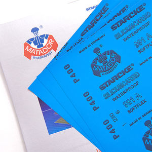 Germany MATADOR rettangolo carburo di silicio carta vetrata blu impermeabile prezzo medio basso nuovo prodotto promozione OEM personalizzabile - Product Image 6