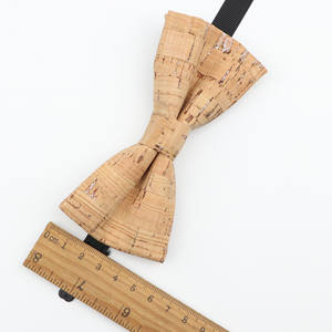 Corbatas de <span class=keywords><strong>corcho</strong></span> de madera para hombre, corbatas de cordoncillo hechas a mano, para boda, fiesta, regalo de madera, novedad - Product Image 3