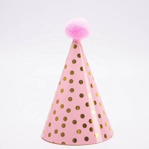 Décoration d'anniversaire en forme de cône, chapeaux en feuille d'aluminium argentés pour fête d'anniversaire d'enfants - Product Image 4