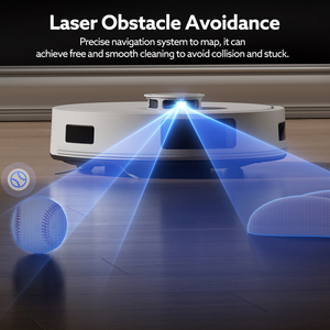8000Pa Suction <b>Robot</b> Vacuum Mop with 2.5L Self-Empty Station, 120min Runtime Smart Cleaner - Product Image 5