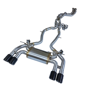 Sistema de Escape Cat-back de Alto Rendimiento para BMW <span class=keywords><strong>M2</strong></span> <span class=keywords><strong>Competition</strong></span> M2C F87 S55 3.0T, Tubo Intermedio con Control Electrónico - Product Image 2