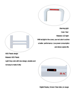 Sistema de Seguridad Antirrobo AM EAS Avanzado AM-056A 58kHz Material ABS Blanco Rango de Detección 1.1-2.2m Seguimiento en Vivo de Prendas - Product Image 6