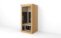 Sauna infrarouge traditionnel individuel en bois massif pour intérieur, modèle 2026, très demandé – Cabine de sauna sec
