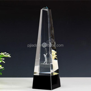 Tùy Chỉnh 3D Laser Golf Pha Lê Trụ Cột <span class=keywords><strong>Trophy</strong></span> Thể Thao Giải Thưởng Ice Đỉnh Pha Lê Thủy Tinh <span class=keywords><strong>Trophy</strong></span> Cho Quà Tặng Doanh Nghiệp - Product Image 3