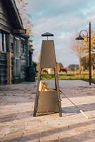 Vente en gros de cheminées de jardin réglables en hauteur avec de nouvelles fonctionnalités pour le camping et le bois de chauffage