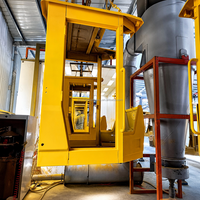 Ligne de revêtement électrostatique automatique, ligne de production de pulvérisation industrielle avec four de cuisson