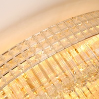 Plafonnier led k9 en cristal, art d'intérieur, décoration de salon de luxe
