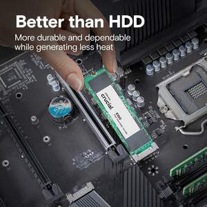 Новый твердотельный накопитель Crucial E100 SSD 800 ГБ-1,5 ТБ M.2 NVMe PCIe Gen4, внутренний SSD с корпусом из алюминиевого сплава, 1,8 дюйма, совместим с настольными ПК, CT480E100SSD8 - Product Image 5