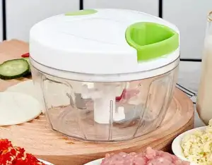 Licuadora Manual para picar carne, picadora de alimentos, mezcladora para picar carne, frutas y verduras