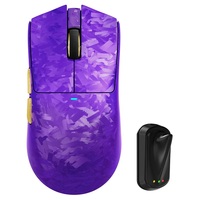 Souris de jeu ATTACK SHARK X11 ULTRA en fibre de carbone, revêtement nano-métallique sans fil, 8K PAW3950MAX, micro-interrupteurs optiques Omron