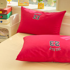 Basketball Theme Polyester Bedsheet Cover 4 Pcs Embroidery Contton Duvet Cover <strong>Bedding</strong> Set for <strong>Teenager</strong> - Product Image 4