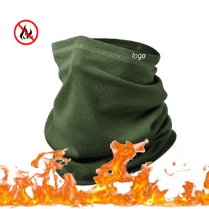 Masque facial et cache-cou réglable, résistant aux flammes, Bandana en coton doux, respirant et réutilisable pour le soudage à l'huile et au gaz