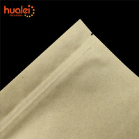Sac Refermable à Fermeture Éclair Vertical Personnalisé en Papier Kraft Marron, Qualité Alimentaire, Pour Thé, Bonbons et Snacks – Vente en Gros Usine