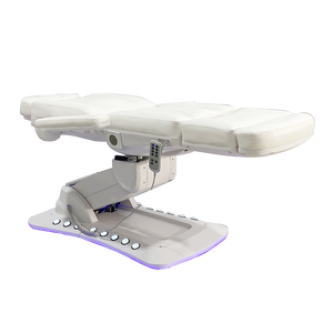 Cama de Spa Eléctrica Plegable y Ajustable Moderna en Oferta, con Cuero PU, para Salón, Hotel, Gimnasio, Sala de Estar y Dormitorio, con Iluminación LED - Product Image 4