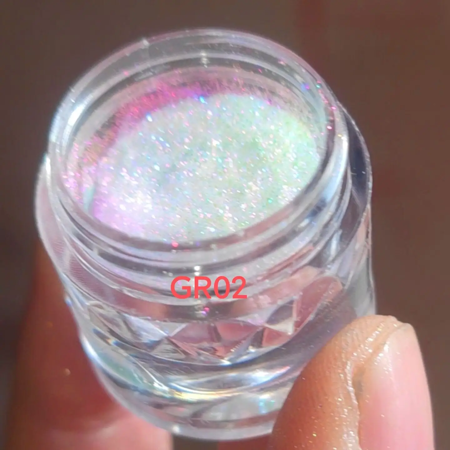 Granel GR Series Grado cosmético Super Sparking Aurora Opal Multicromo Sombra de ojos Pigmento Suelto