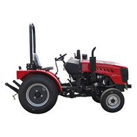 Traktor Diesel Baru 25 hp, Traktor Roda Mini Pertanian Kecil, Traktor Pertanian Kecil Berkanopi Dengan Pencabut Gulma Kebun Anggur
